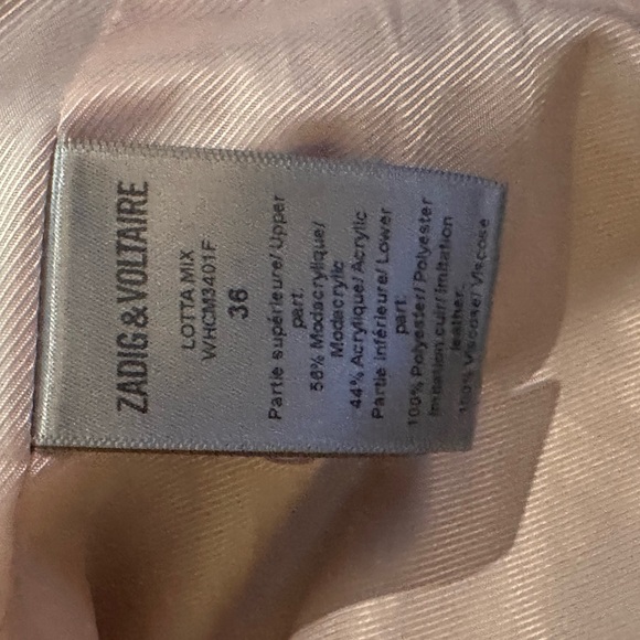 Brown Faux Fur Jacket, Size 36 - Picture 8 of 8